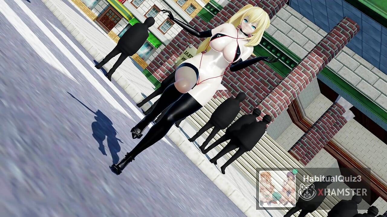 MMD R18 Gokuraku трахается с жестким дилдо, хочет трахнуть косплей гэнгбэнг, анал с большими сиськами житель злой Genshin, 3D хентай