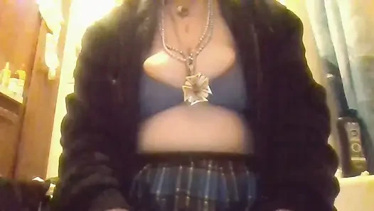 Striptiz yoga teşhiri amcığı