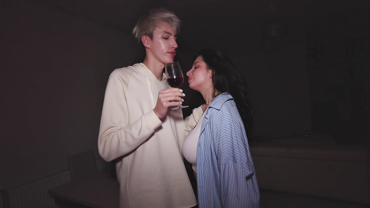 The cuckold joined in on the sex when the other guy was already fucking his girlfriend.