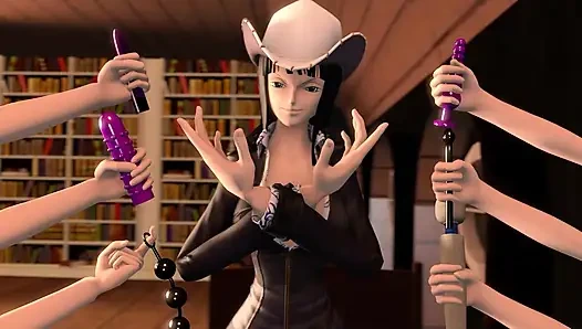 One piece futa robin x nami