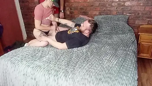 He enjoyed it with his cum dripping off me