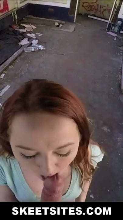 Big Tits Redhead Teen Fucked For Cash In Abandoned Train POV | Clip 1