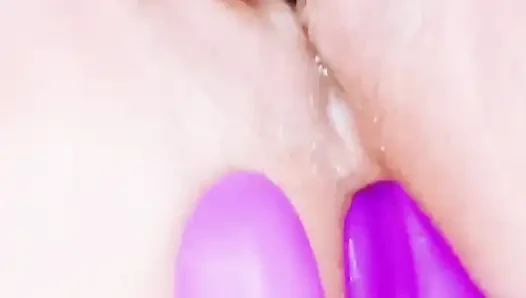 Sexy frau genießt sich