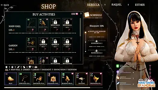 Sisters in Sin Gameplay Part 4 - The Basement Mystery and Raquel's Temptation