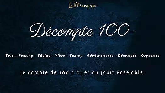 [French Audio Porn] I edge to the vibrator and count down