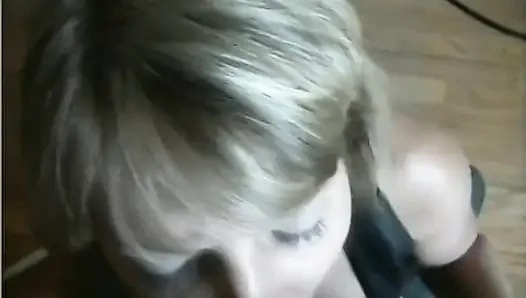 Seductive Blonde MILF Strips and Fingers to Explosive Orgasm