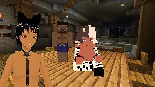 Minecraft Sexcraft The Jenny Mod  - Seeing what Cassie has to offer with her massive tits