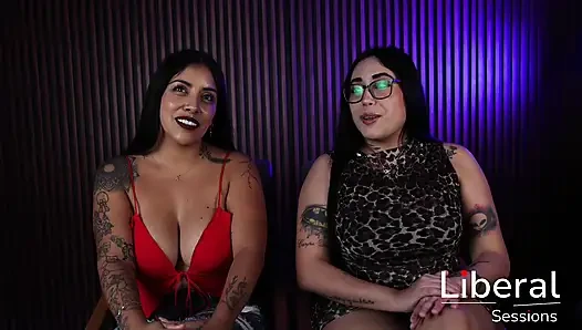 BUSTY AND BIG ASS FUCKED BY 3 MEN