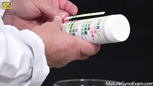 Genital Exam and Pissing of Chubby Mature Jolly Jay