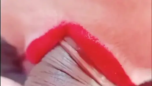 Sabrinahole dientot mulutnya dan telan semua sperma