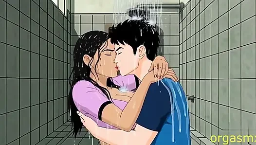 Banyoda güzel kadın - orta yaşlı seksi kadın