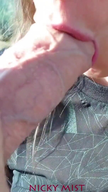Powerful moment from "After blowjob he cums in my panties and I wear them"