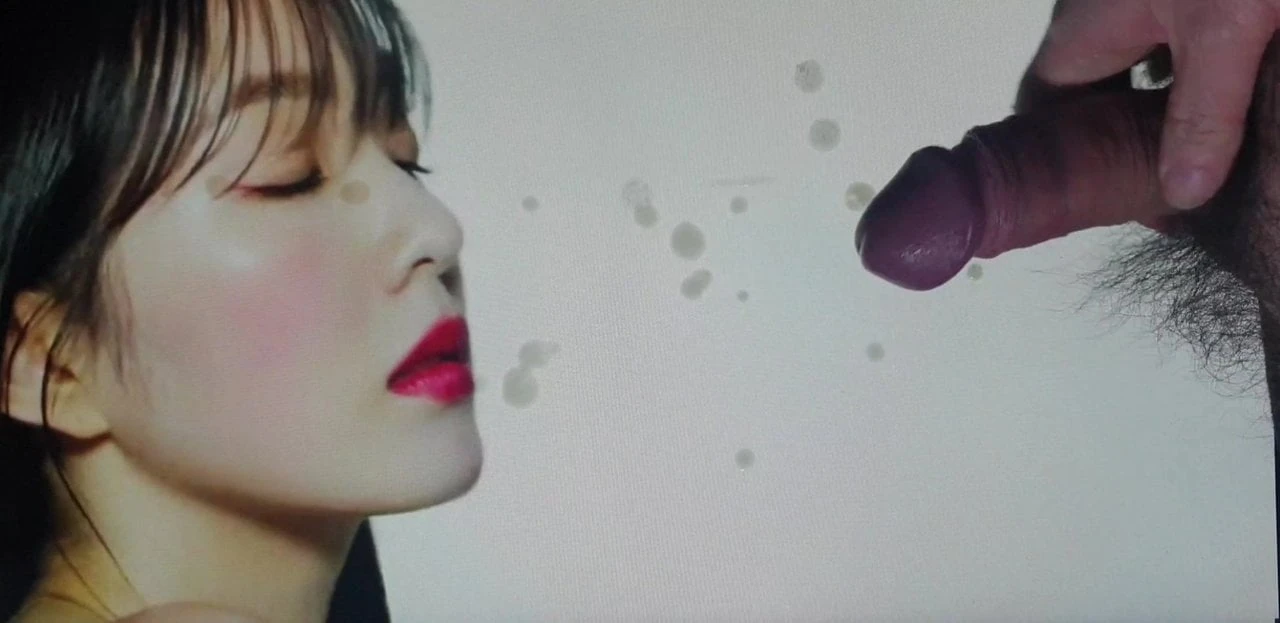 red velvet irene facial cum tribute