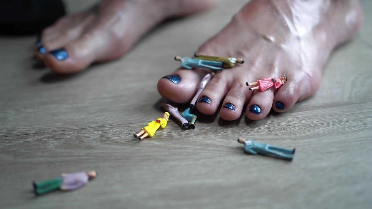 Stepping on Little People with My Barefeet