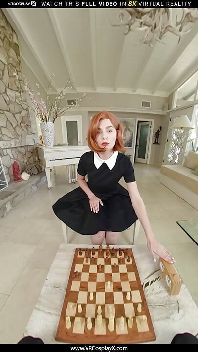 Vrcosplayx tik tak, las cosas se están volviendo más intensas entre tú y Beth Harmon de QUEEN's GAMBIT - parte 1