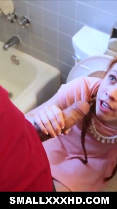Petite Redhead Teen Gets Stuck In Toilet & Fucked By Friend’s Step Dad | Clip 1