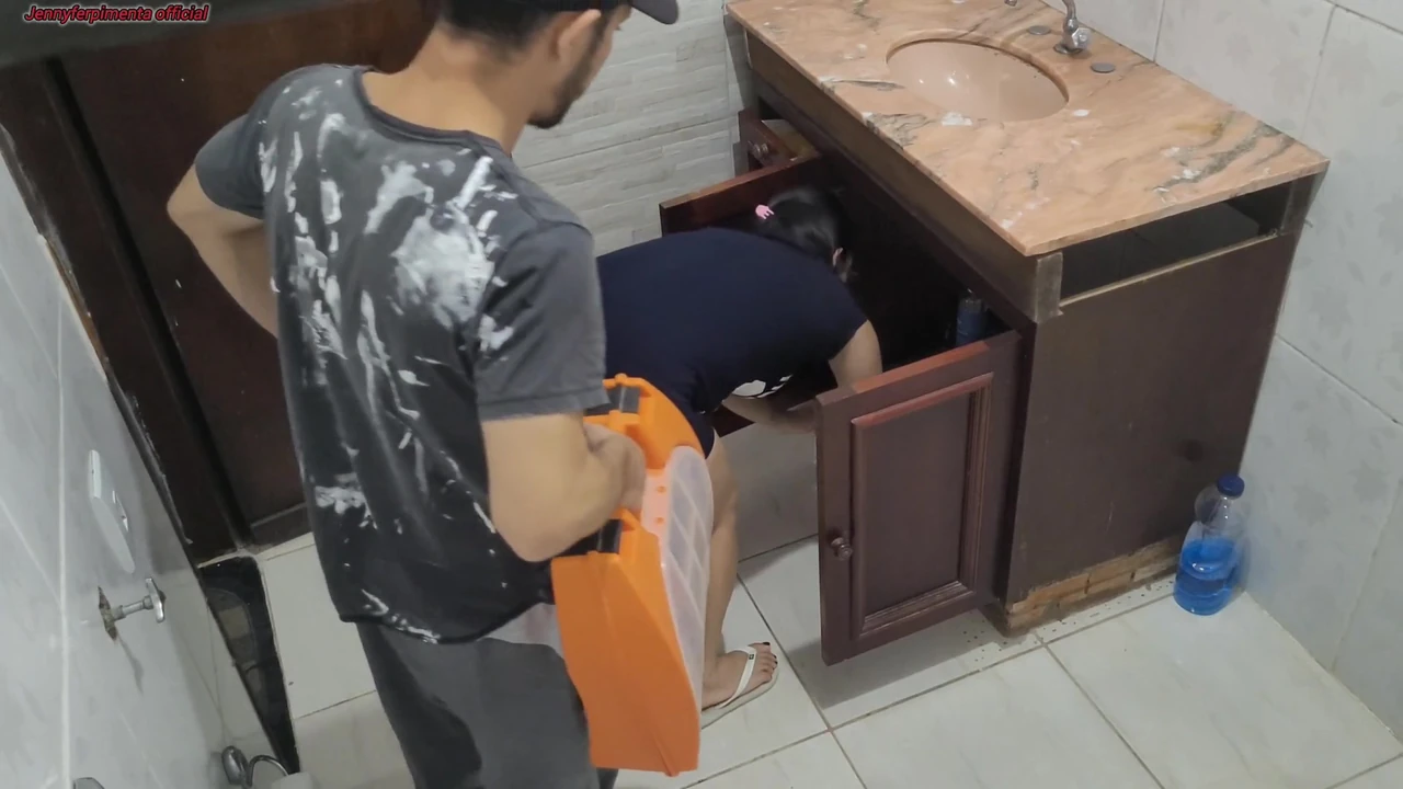 I trusted my wife to meet the plumber, look at the nonsense she does to him