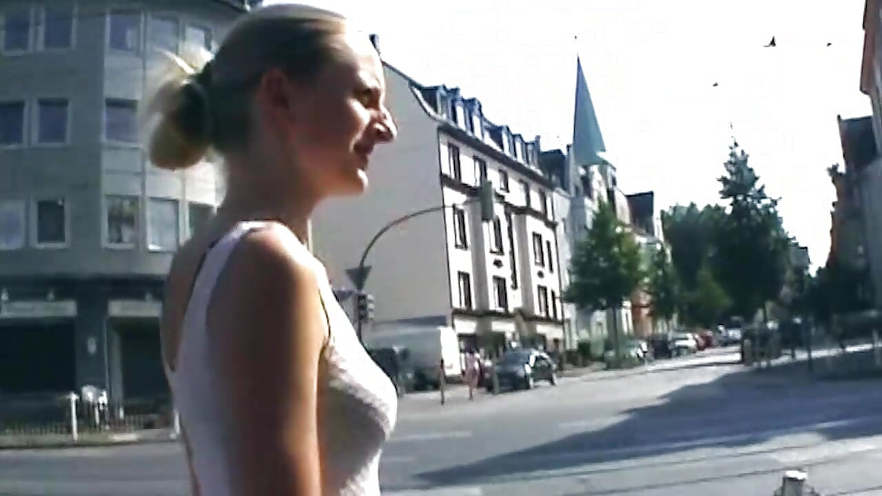 Public Blowjob Tease and Sloppy Fingering Explosion
