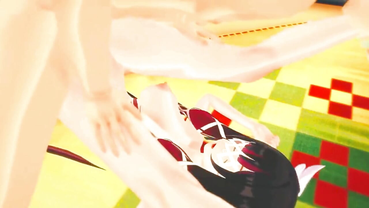 Impactul Genshin - Columbina scenă de sex dur cu Aether - animație 3D Hentai