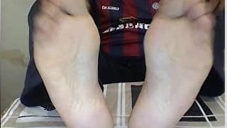 Hetero-Typen Füße vor Webcam # 144