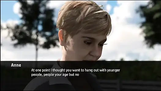 Orta yaşlı seksi kadın deresi #24 - Johannes Anne ile yürüyüşe çıktı... Johannes bütün bayanların giyindiğini gördü