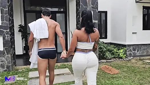 My girlfriend makes my stepsister ride my cock for a hardcore threesome - Max Betancur, Mariana Martix & Alejandra Palacios