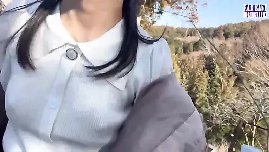 Nackte nüppel spazieren, wo überfüllte augen einen heißen, engen gipfel auf ihre frechen tipps machen, phase.3