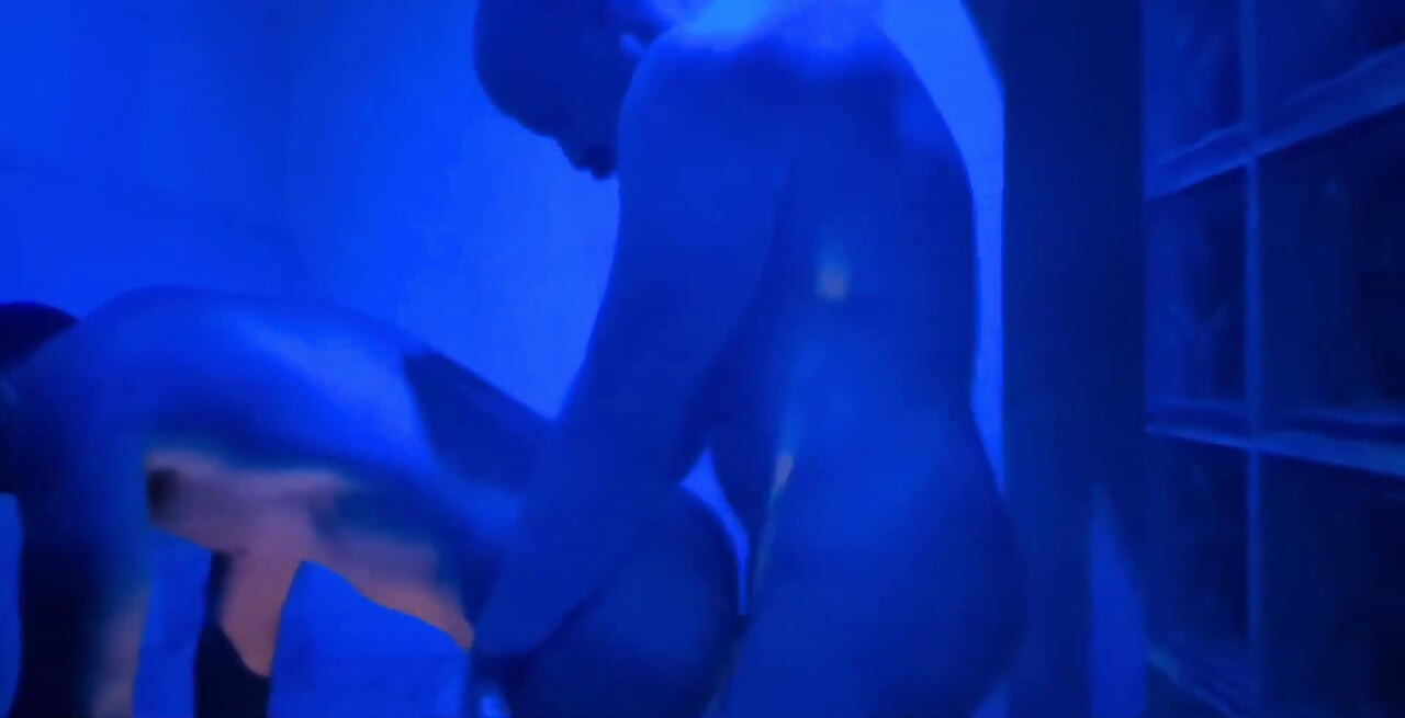 White Bear Fucks Latino in Gay Sauna