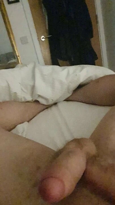 Cum shot in bed