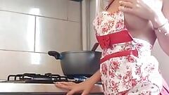 Cooking and flashing big ass