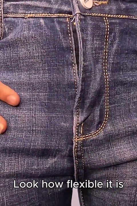 Nass, meine neue bluejeans