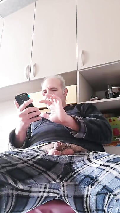 A Long Sunday Jerking My Cock and Pissing in the Empty Plastic Bottle