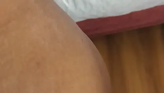 Married woman hides her face while fucking mystery stranger in hotel!