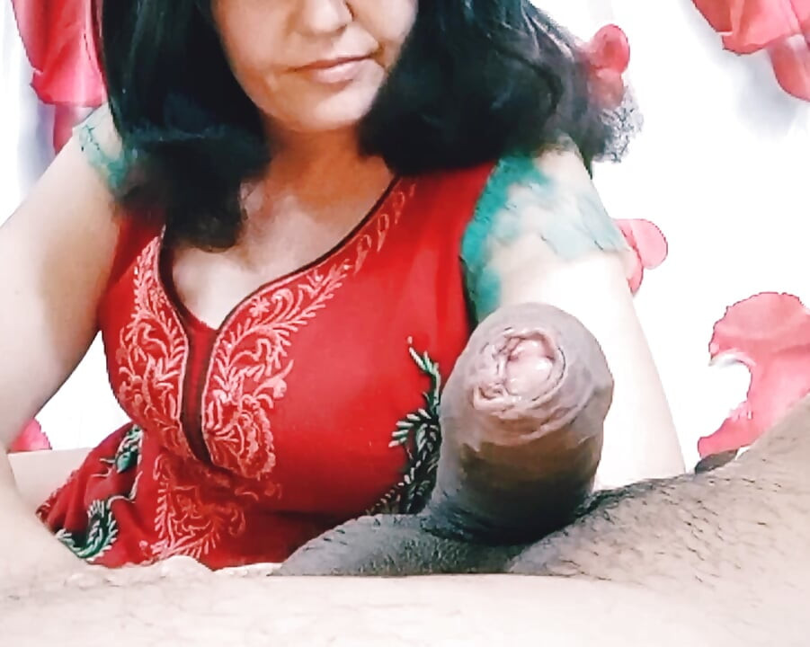 She Looks So Cute Liking His Balls & Cock