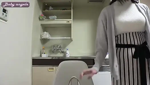 Elegant Quiet Wife. F Cup Droop Bust and Unexpectedly Sensual Tongue Tease - Part1