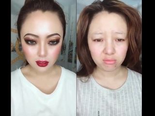 Azjatycki makijaż do usuwania