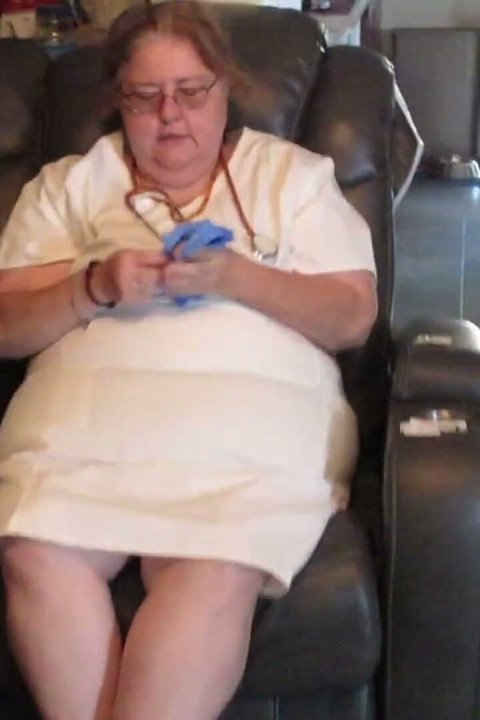 Nurse Vicki gives Breanna Her shot in ass and