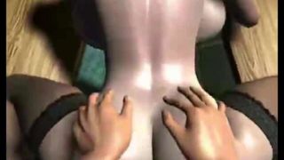 Professeur de hentai en 3D avec de gros seins de lait