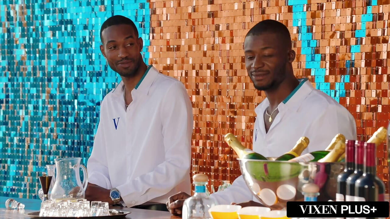 Мілфа Vixenplus Бренді приймає 2 великих чорних члена в готелі vixen