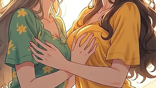 AI Аниме, хентай без цензуры, видео без цензуры 18-летняя хентай девушка, 3D мультфильм крупным планом от Kiidzy Animates