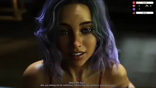 Private time with Julia very intense and highly intimate scenes.Game of hearts 1