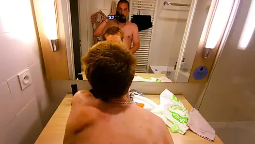 I start it in bed and finish it in the bathroom