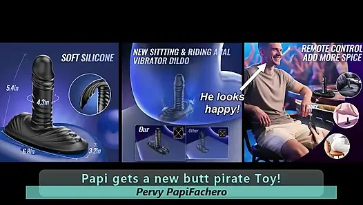 Pervy PapiFachero unboxes a new Butt Pirate Toy