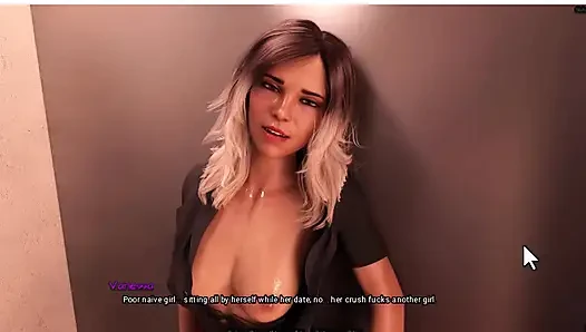 Radiant 7,  fucked the waiter in the bathroom