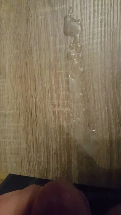 Pressure Cumshot on Table