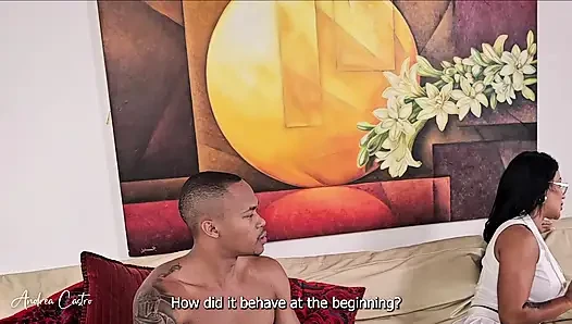 My therapy session ends in a steamy threesome with Dr. Martix - Andrea Castro, Mariana Martix & Brandon Cruz