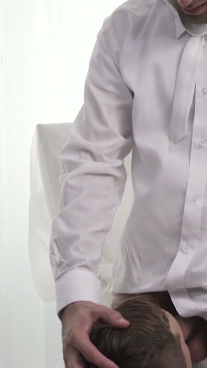 Hunky Mormon pastor gets sucked and dried out by his pupil | Clip 2