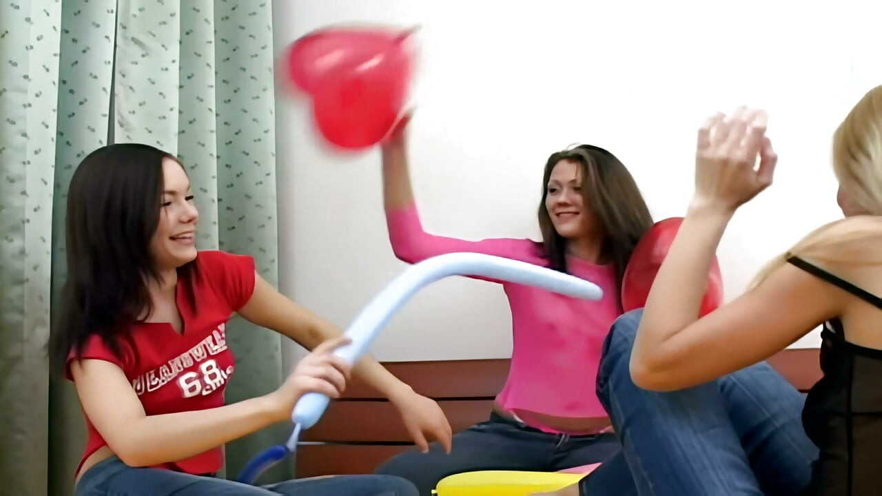 Lesbian Sluts Stuff Asses With Beads And Dildos