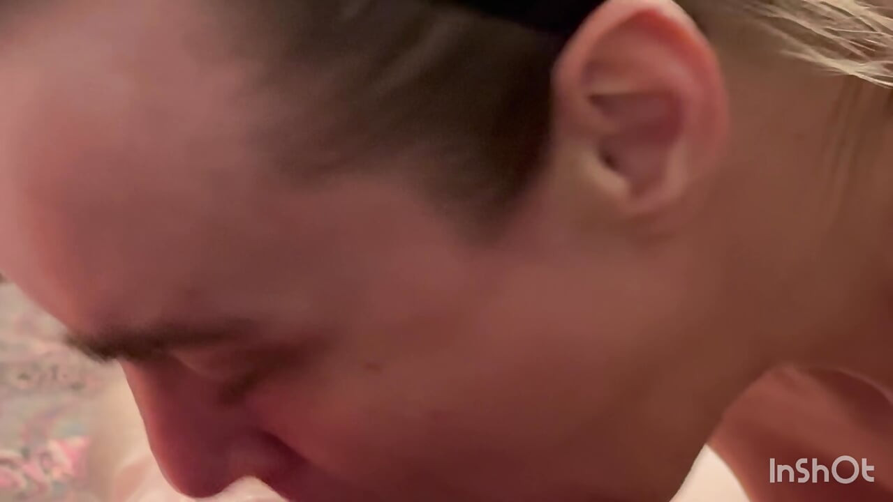 Mature sucks dick and gets her mouth overflowed with a lot of cum!