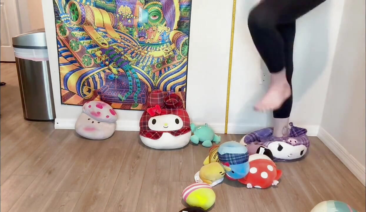 Plushie Stomp - velikost 16 nohou Stomping plněné hračky kolekce